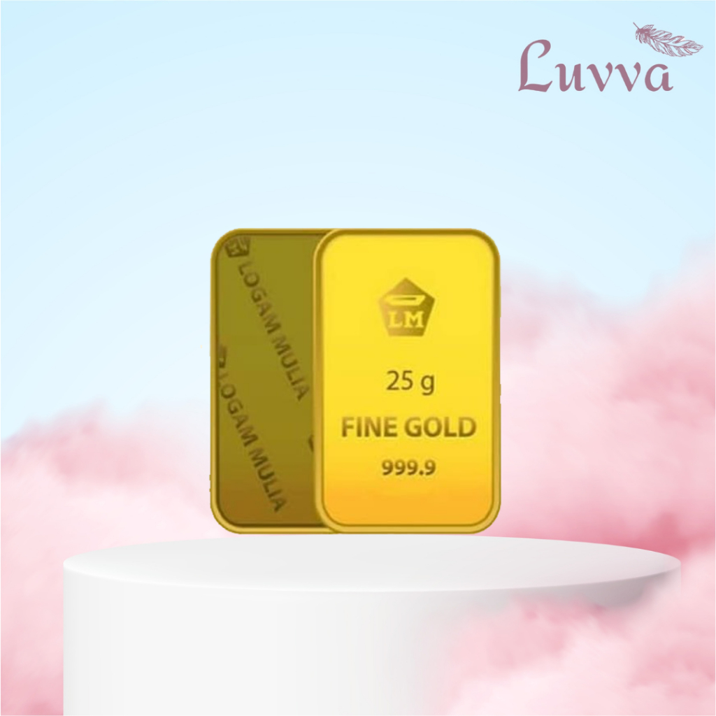 Logam Mulia Antam Retro Berdiri - 25GRAM