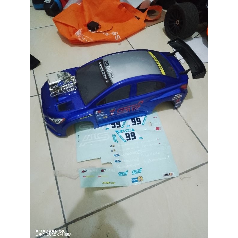 part rc body ORI hsp model Subaru rally 1/10