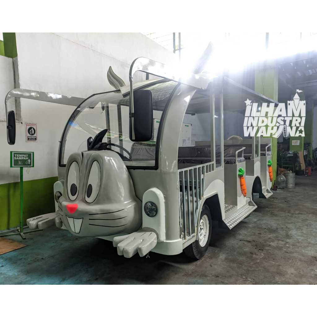tempat pembuatan odong odong kereta mini karakter lucu murah bisa COD // vendor pembuatan wahana per