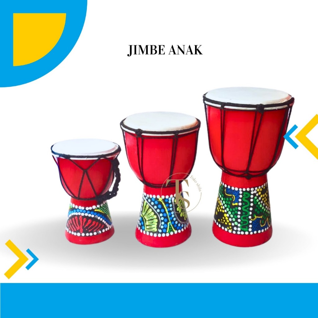 TERMURAH DJIMBE ANAK ukuran 20 cm  JIMBE MURAH SEMI DARBUKA ALAT MUSIK MURAH GENDANG ANAK darbuka