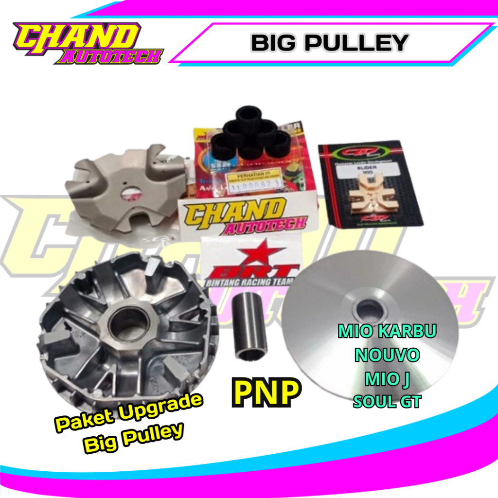 Paket Big Pulley Mio M3 PNP Mio karbu Nouvo Mio Soul Fino Karbu Mio J XRIDE Mio soul GT Fino Fi 110c