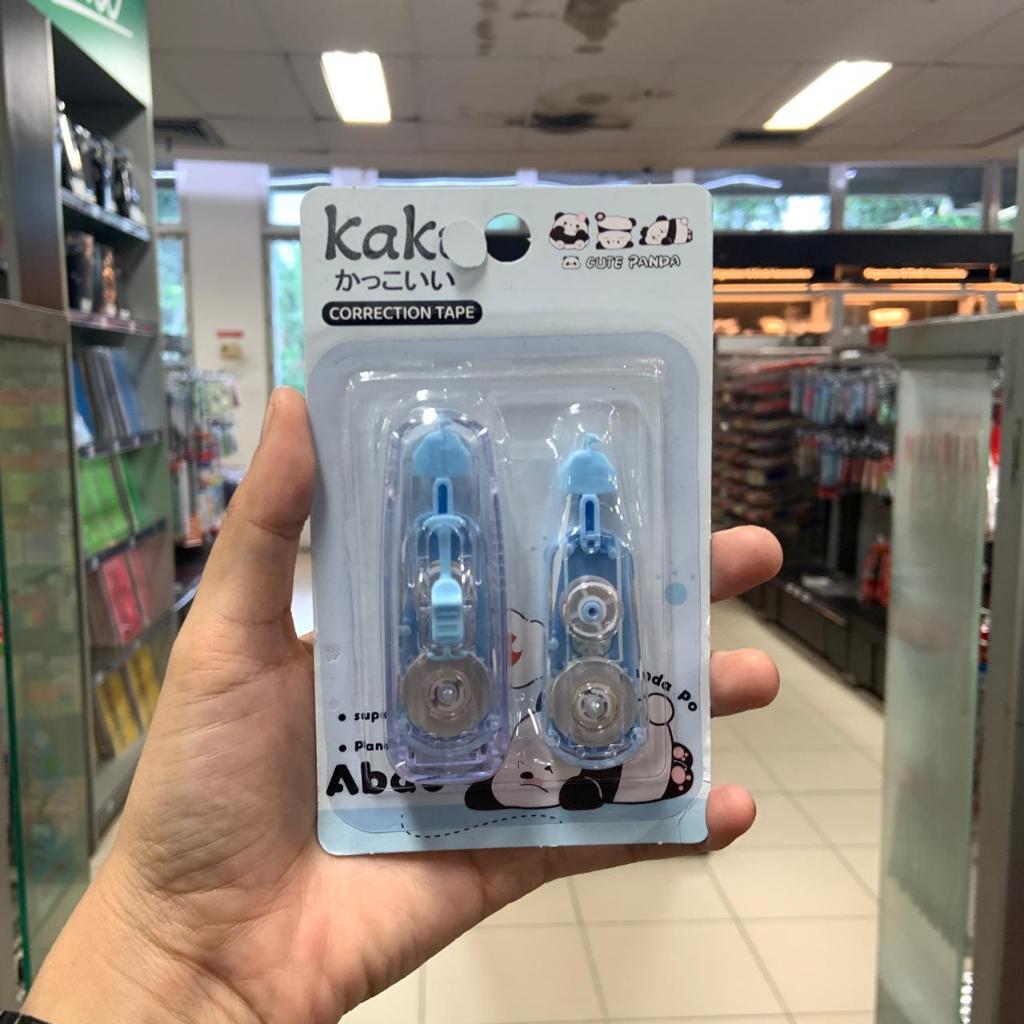 

Gramedia - Kako Cute Panda Correction Tape Push L Blue
