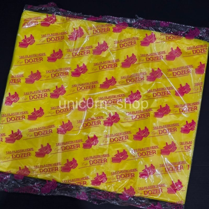 Plastik/Kantong Kresek Jumbo Ukuran 40cm Warna Kuning