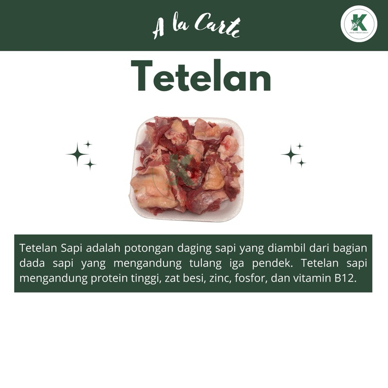 

TETELAN SAPI 200gr