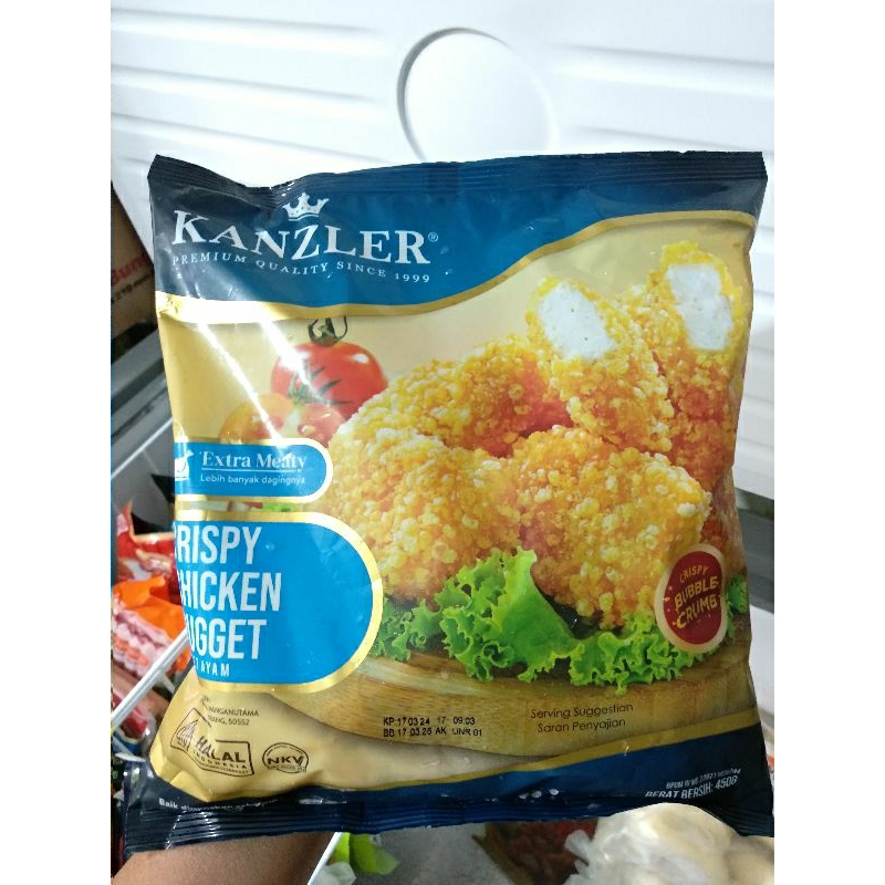 

Kanzler Crispy Chicken Nugget Nuget Naget Ayam 450gr