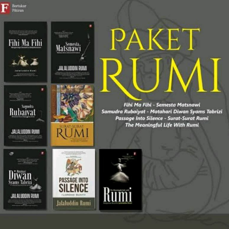 Paket Buku Jalaluddin Rumi