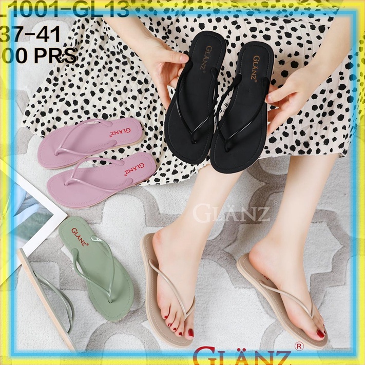 KODE R5W L11GL13 Sendal Jepit Karet Wanita Merk Glanz Sandal Jepit Wanita Tali Kabel