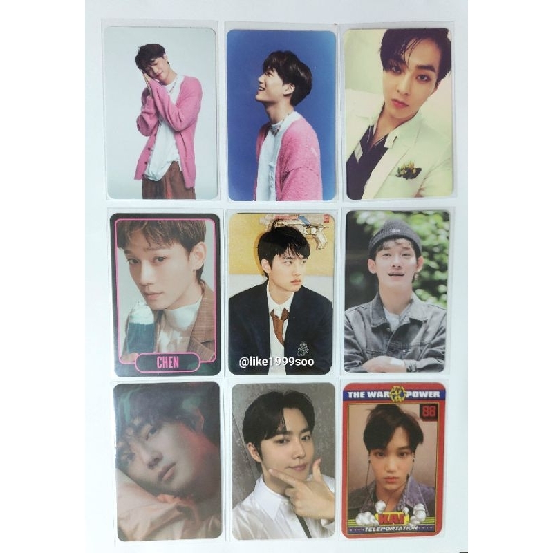 [SET] PHOTOCARD EXO D.O. KYUNGSOO DFTF XR GALLERY, POB SOUNDWAVE, TC CREAM SODA