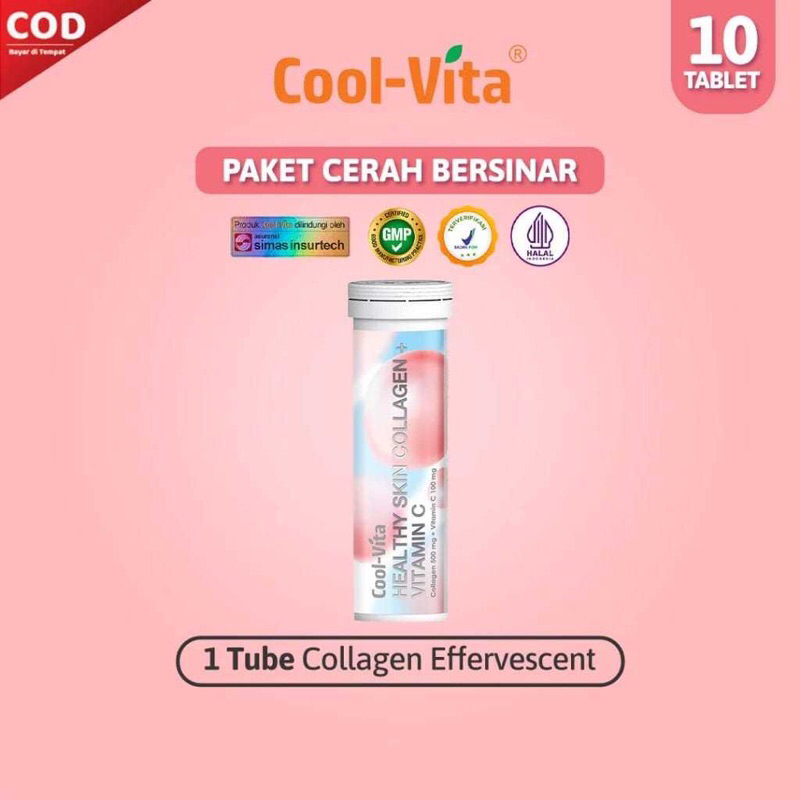 

Cool-vita beauty collagen Effervescent Minuman Vegeta pocari sweat