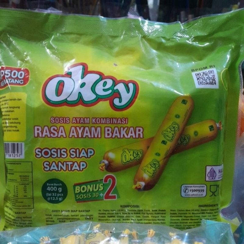 

sosis okey sosial ayam siap santap