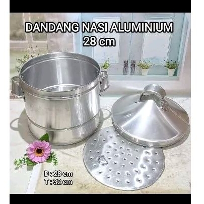 Dandang kukus Nasi Aluminium
