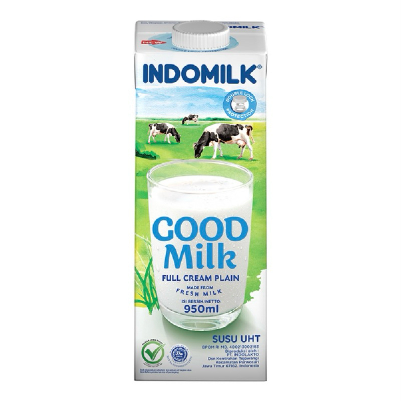 

INDOMILK SUSU UHT Full Cream Kotak 950ML