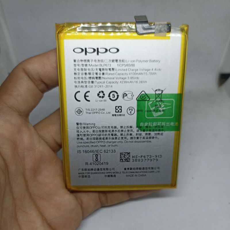 BATRE BATRE BATREY OPPO A31 2020 BLP673 ORI BERGARANSI