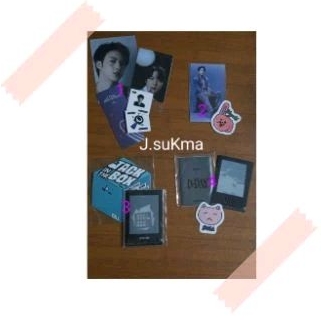 (Clearance Sale) bundle merch, Jin Astronaut, JK ar card, J-Hope In The Box, pob Suga Dday