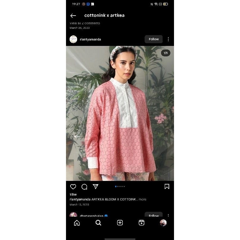 Preloved Cottonink x Artkea