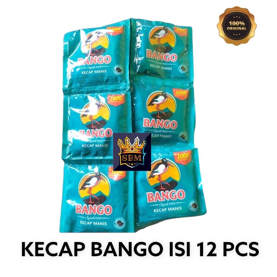 

avReady SBM BANGO Kecap manis 2 ml RENCENG ISI 12 KEMASAN 1 L43