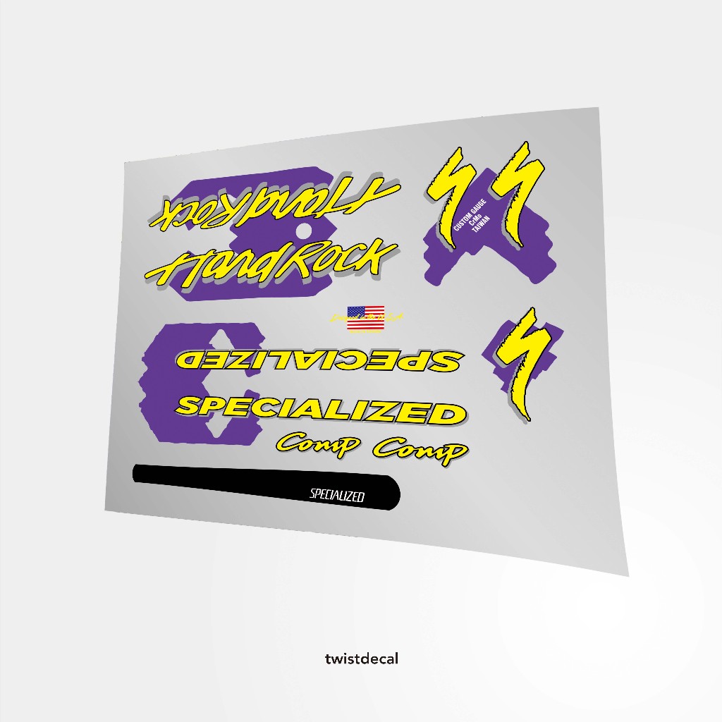 DECAL SPECIALIZED HARDROCK