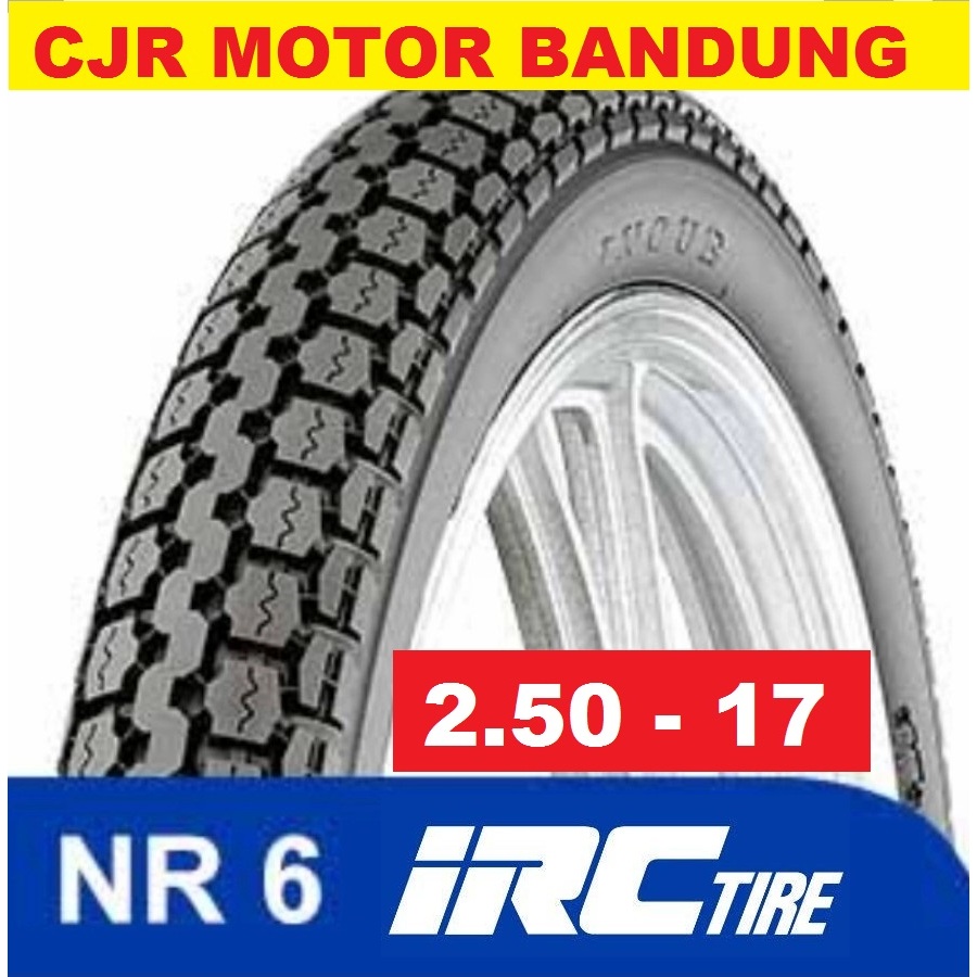 BAN KLASIK IRC NR6 250 ring 17 BAN CLASSIC MOTOR BEBEK NR 6 2.50 17