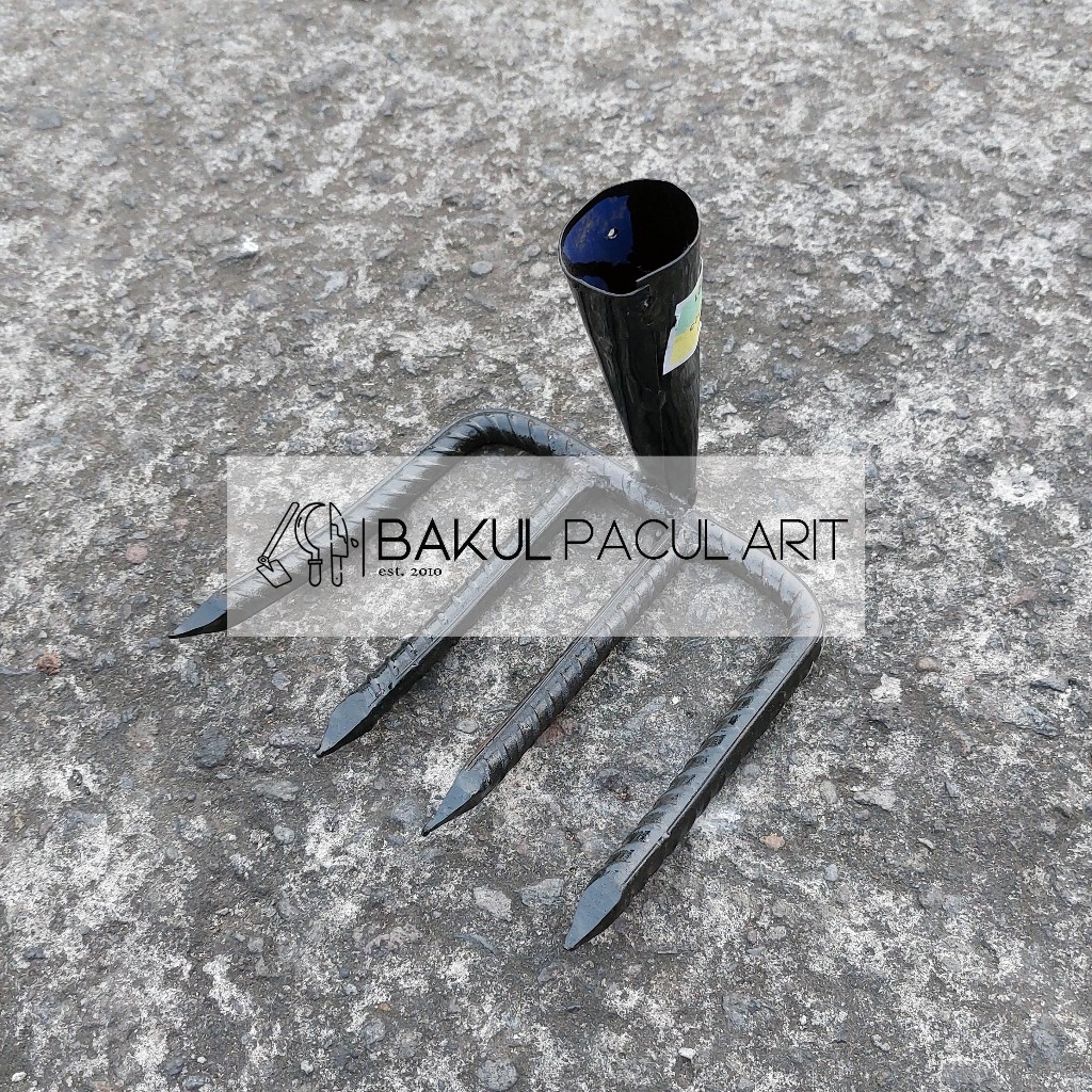 GARUK CAKAR TANAH BESI KAKI 4 CAP AYAM JAGO