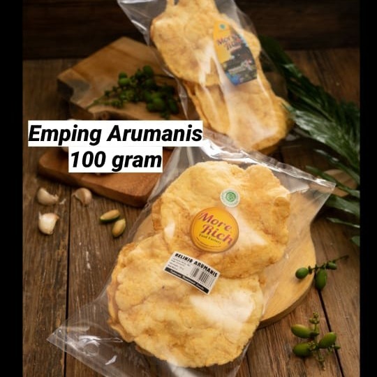 

Emping Melinjo ARUM MANIS 100g More Rich Snack Food Factory