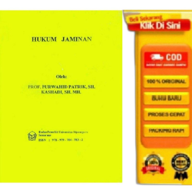 Hukum Jaminan - Prof. Purwahid Patrik
