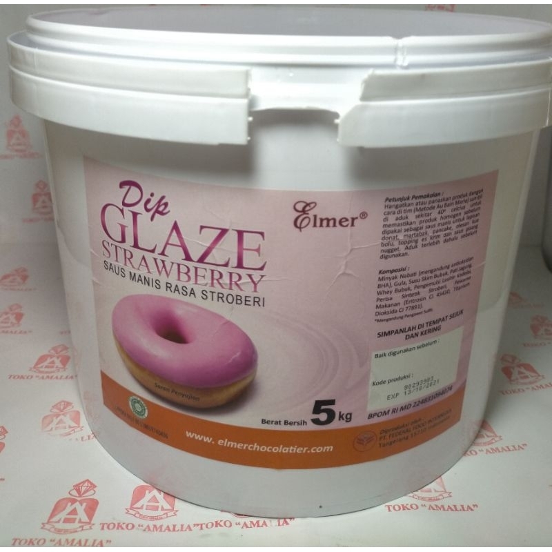 

Elmer Dip Glaze Strawbery 5kg