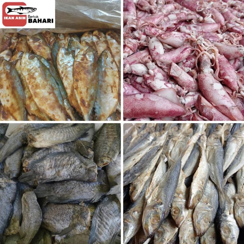 

ikan asin serba 1kg. aneka ikan asin murah fresh