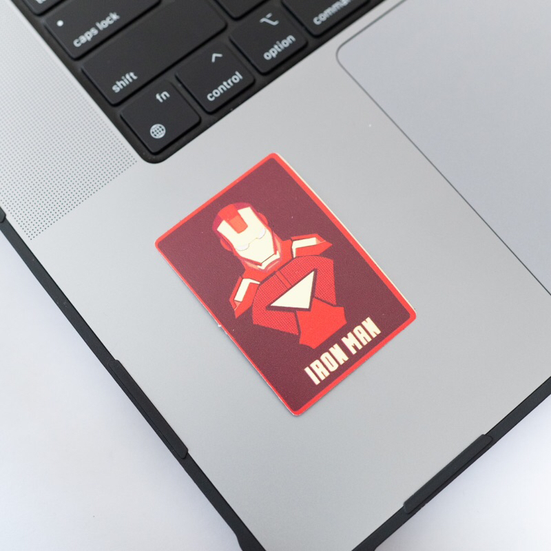 

Sticker tempel gold premium iron man marvel