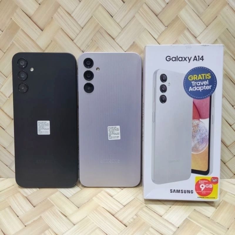 Samsung A14 4G 6/128GB Handphone second fullset original bergaransi