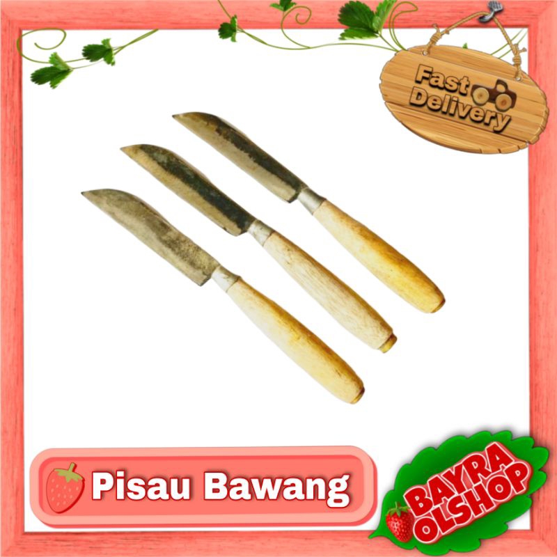 Pisau Bawang / Pisau Dapur Besi Baja / Pisau Kecil