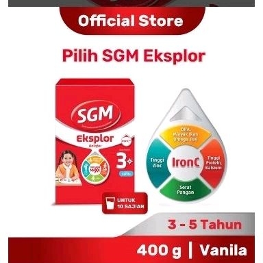 Susu Formula SGM 3+ 400 gram