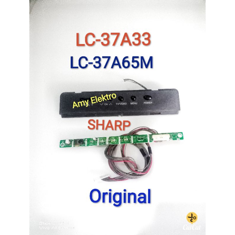 Tombol Sensor Sharp SHARP Lc37a65m Lc37a33ml Lc37a65 Lc37a33 37a65 37a33