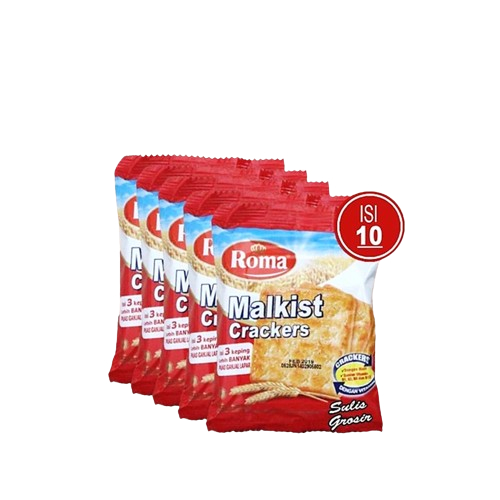 

Roma Malkist Crackers 21 gr Renceng isi 10