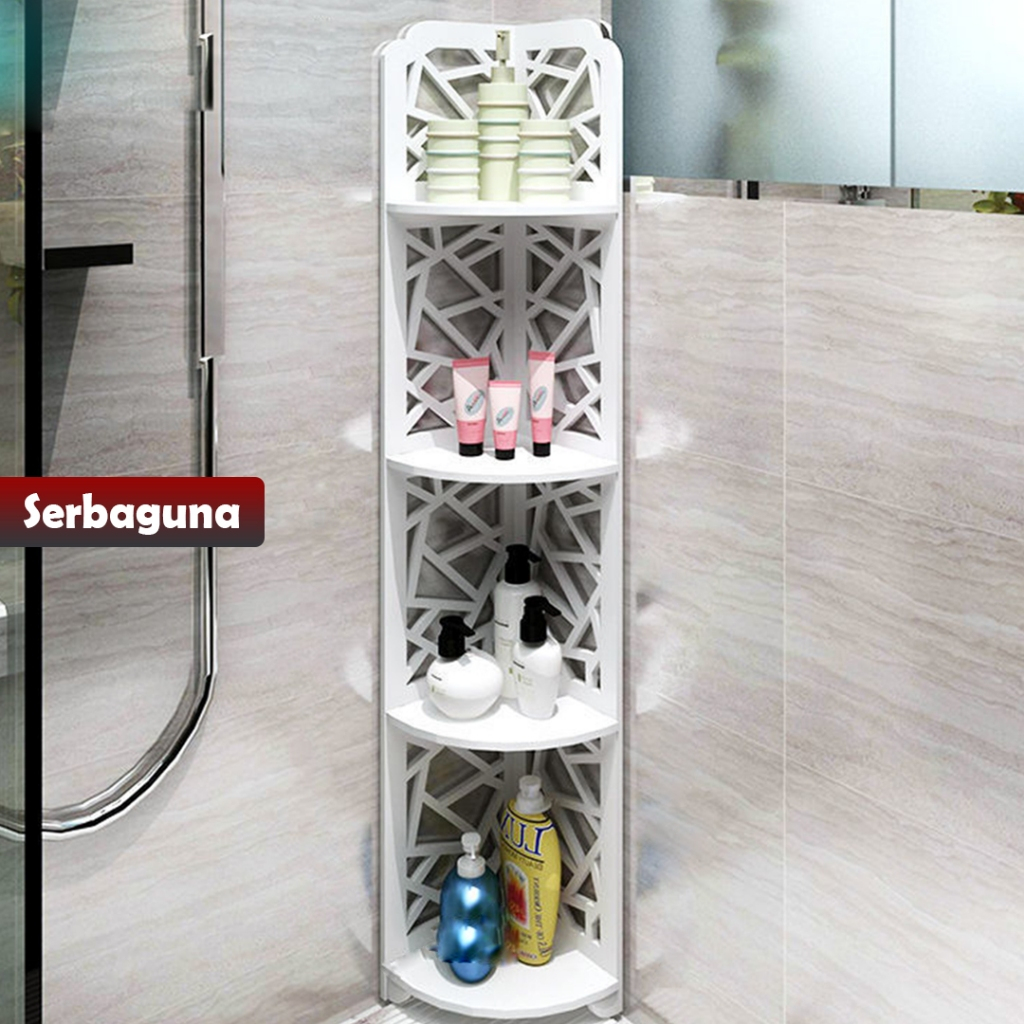 Yosinogawa - Rak Bunga Sudut Rak Penyimpanan Sudut Rak Bunga Segitiga Ruang Tamu Tbk