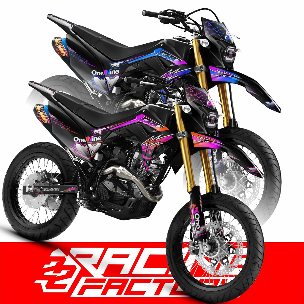 DECAL STIKER CRF / GORDONS/  KLX BF / KLX DTRACKER / KLX S OLD FULL BODY DESAIN COSTUM