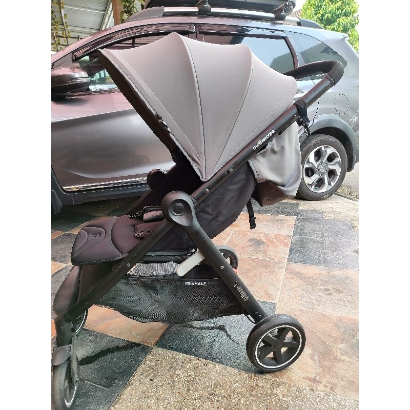 Preloved stroller Mothercare Amble grey