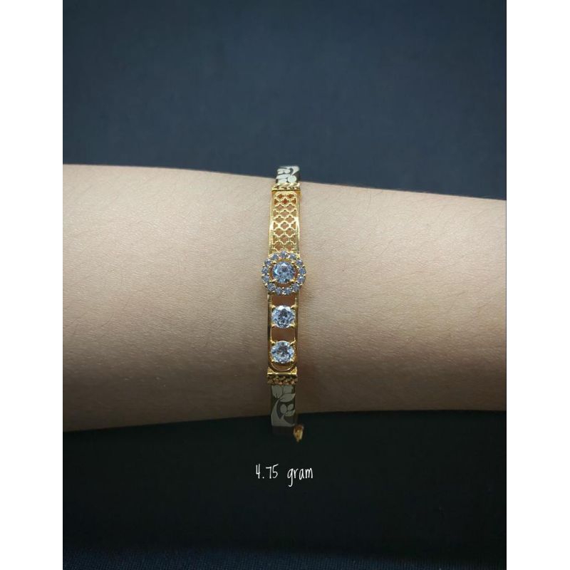 Gelang banggel/gelang perak 925/gelang wanita asli perak/gelang perak wanita
