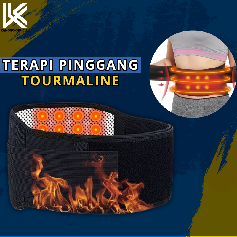 KUEGO korset lumbar saraf kejepit Pinggang-sabuk terapi pinggang-korset magnetik terapi pinggang