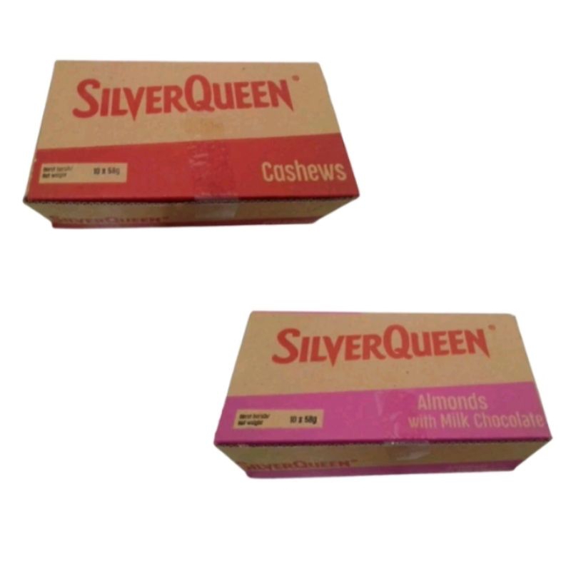 

Coklat Silverqueen satu kotak isi 10