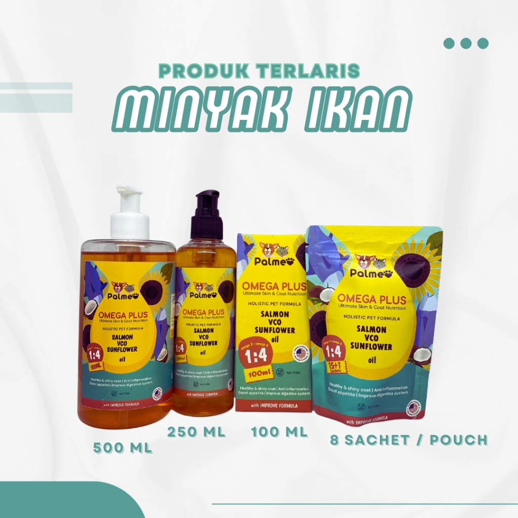 Minyak ikan - Omega plus salmon oil - Palmeo