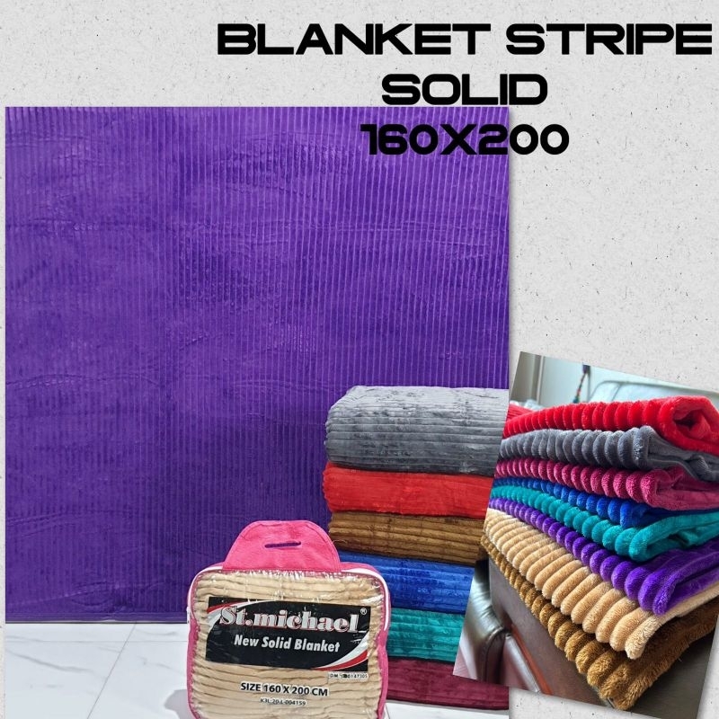 SELIMUT SOLID POLOS ST.MICHAEL 160X200