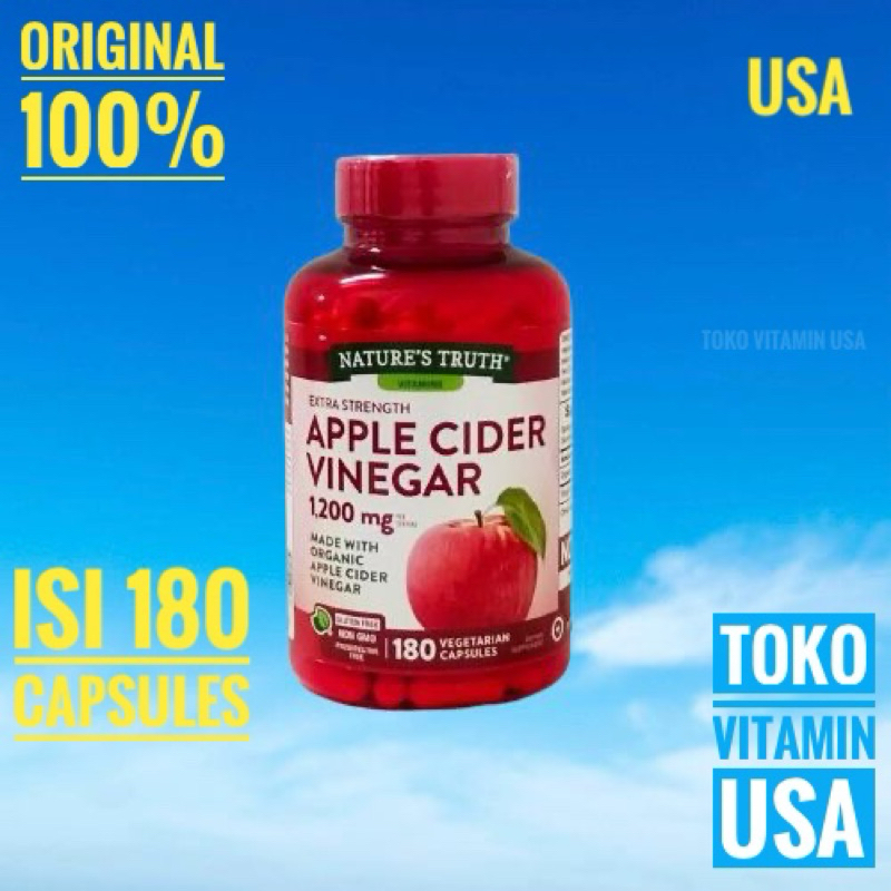 

Nature's Truth Apple Cider Vinegar 1200mg isi 180 capsules