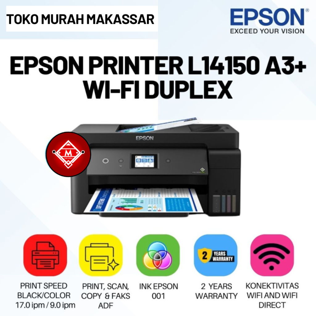 PRINTER EPSON L14150 / PRINTER L14150 EPSON A3 ALL IN ONE / PRI49-EPS