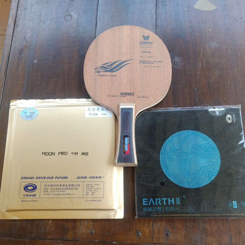 Bet rakitan blade surbex tigerlight ruber yinhe moon pro dan yinhe earth II