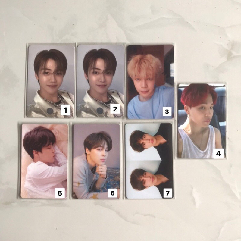 [BACA DESC] WTS JUAL PHOTOCARD PC BTS JIMIN V TAEHYUNG NCT JAEMIN