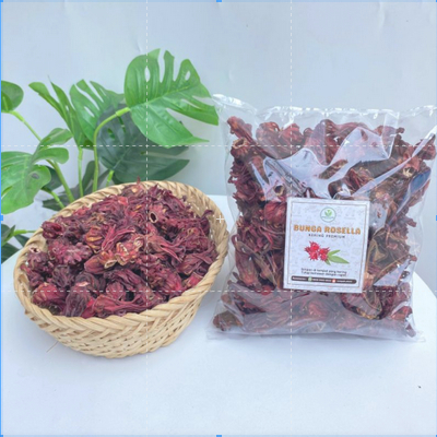 

Bunga Rosella Merah Kering 100 Gram Premium Rempah Alami Nusantara Solo