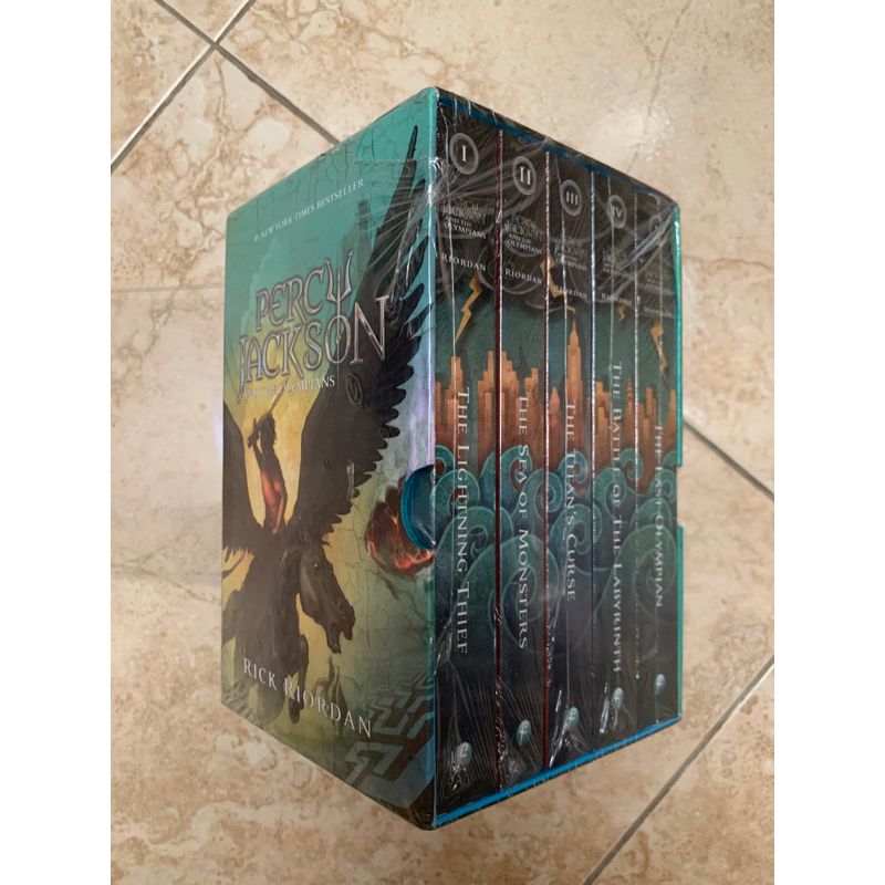 READY Percy Jackson Ultimate Collection by James Riordan Boxset Segel