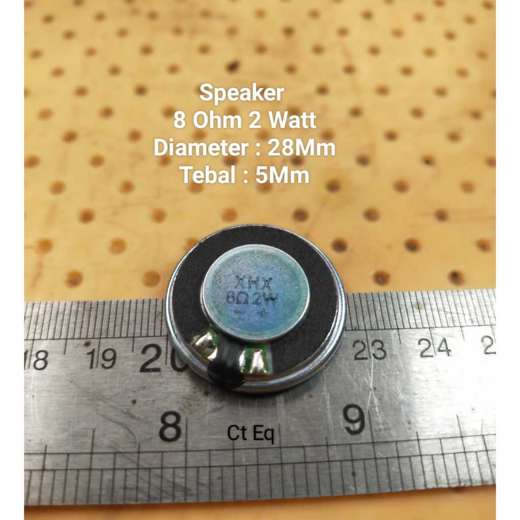 speaker 8 ohm 2 watt 2 W 8R speaker Diameter 28 MM 2.8 CM tebal 5mm