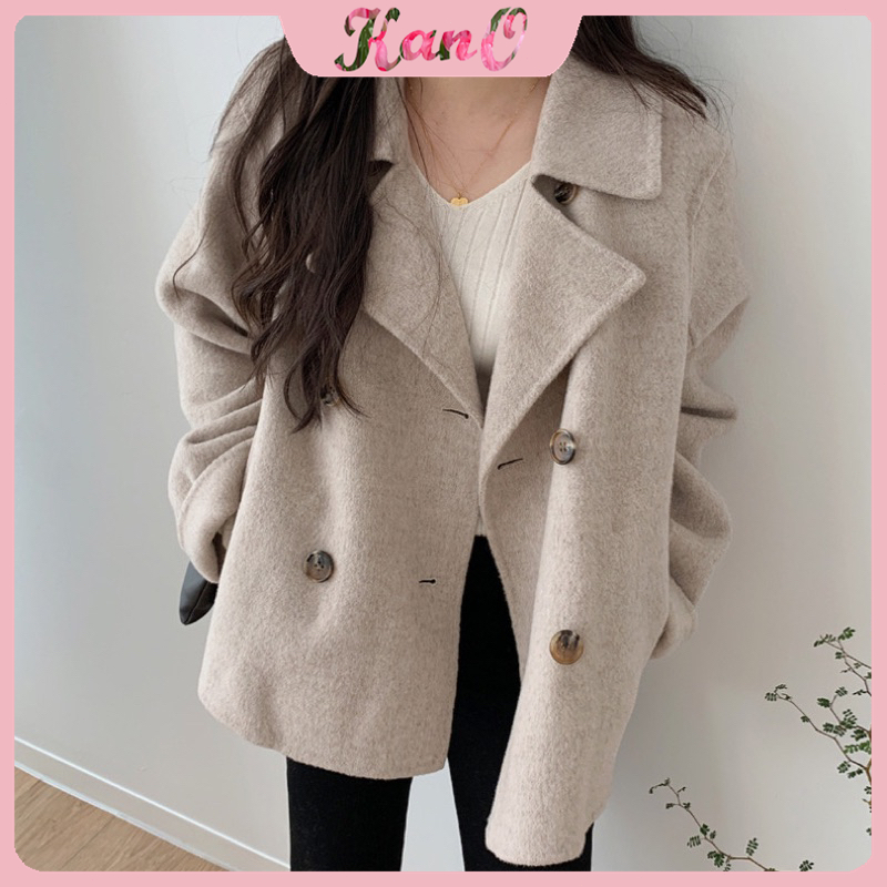 KANO Wool Outer Korean Winter Premium Outerwear Short Coat Import blazer wanita style korean blazer 