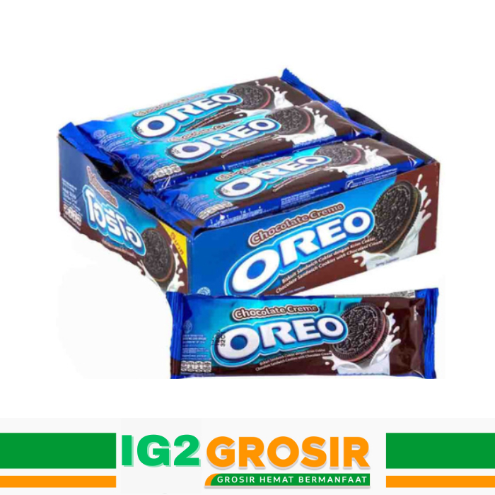 

Oreo Coklat Isi 3 Keping (1 Pack/12 pcs)